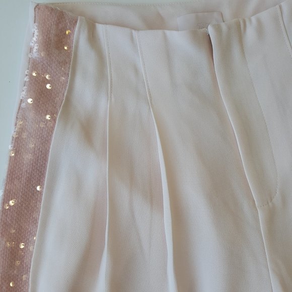 CINQ À SEPT! Ruthy Sequin Stripe Jacket and  Pants in Pink/ Travertine (SET) - Picture 13 of 17